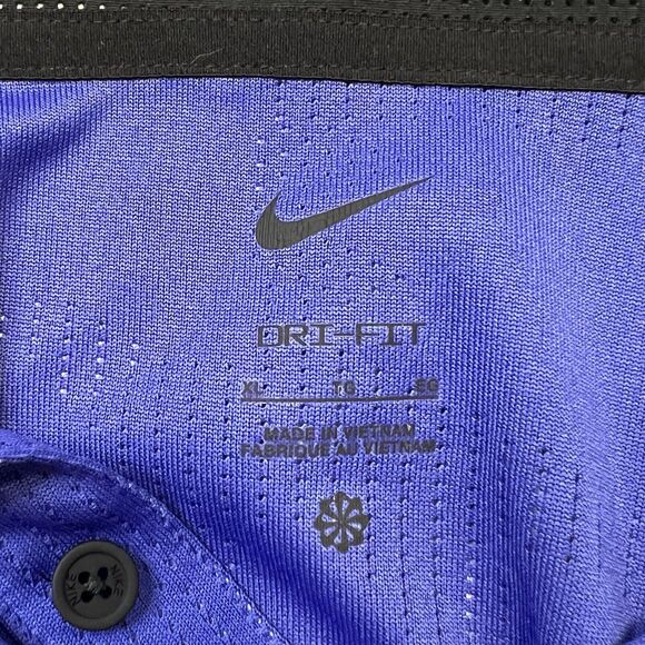 Nike Men's Dri-Fit Tour Jacquard Golf Polo Shirt Size XL Blue DV7528-430 - Picture 2 of 12